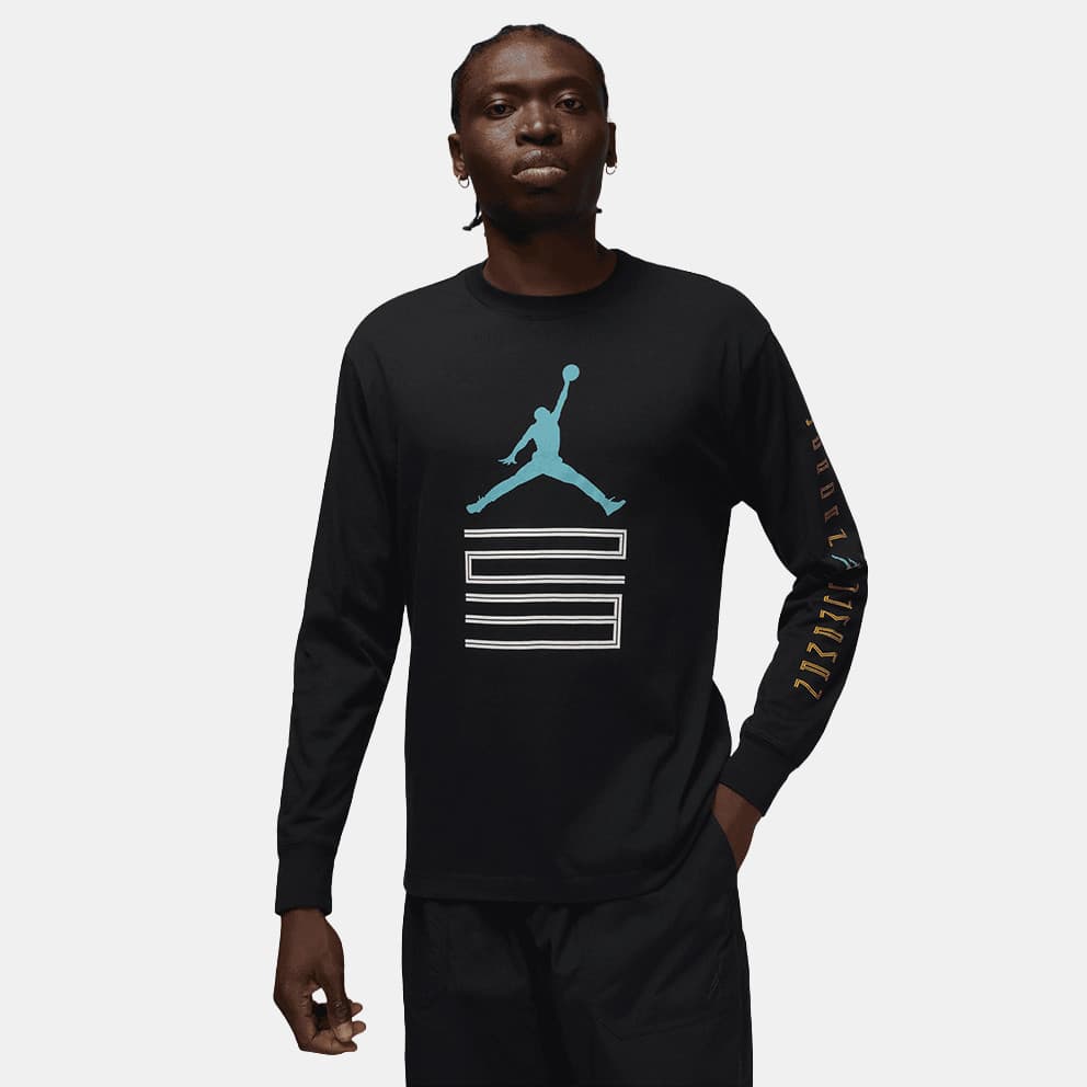 Ανδρικά αθλητικά μπλουζάκια JORDAN Μαύρο