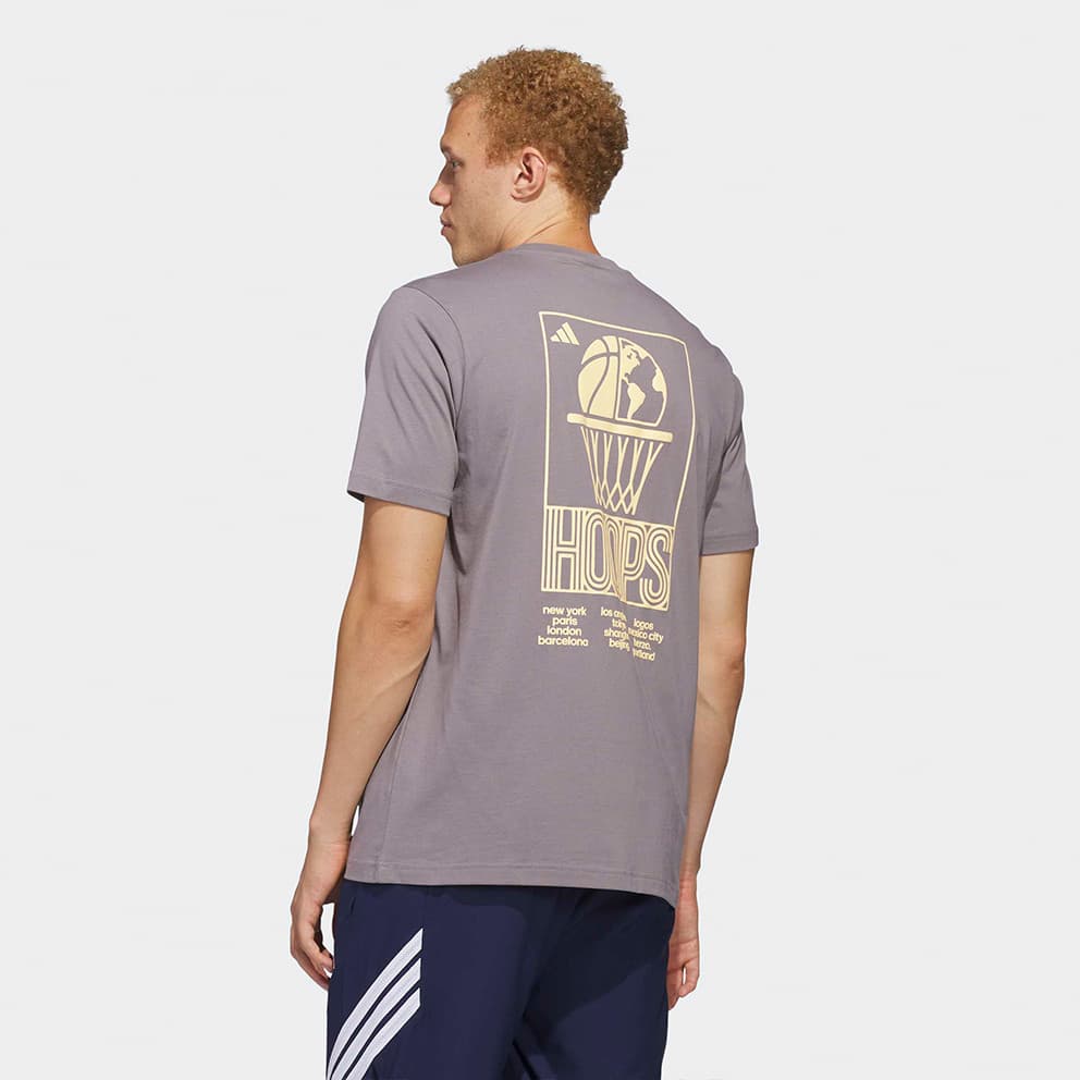 adidas Key City World Wide Hoops Ανδρικό T-Shirt
