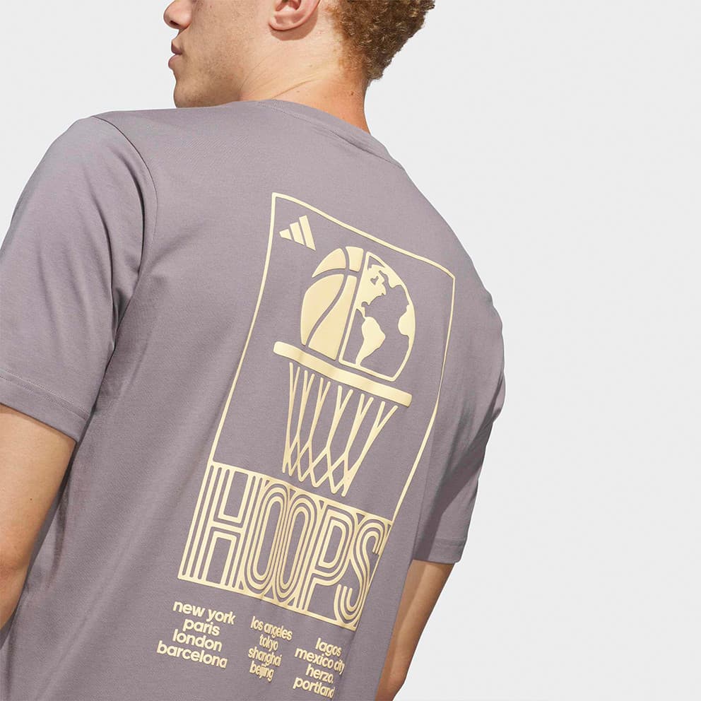 adidas Key City World Wide Hoops Ανδρικό T-Shirt