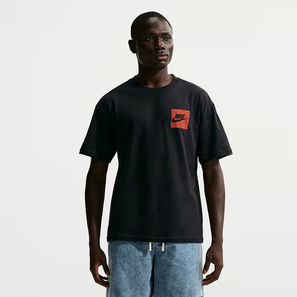 Ανδρικά αθλητικά μπλουζάκια Nike Μαύρο