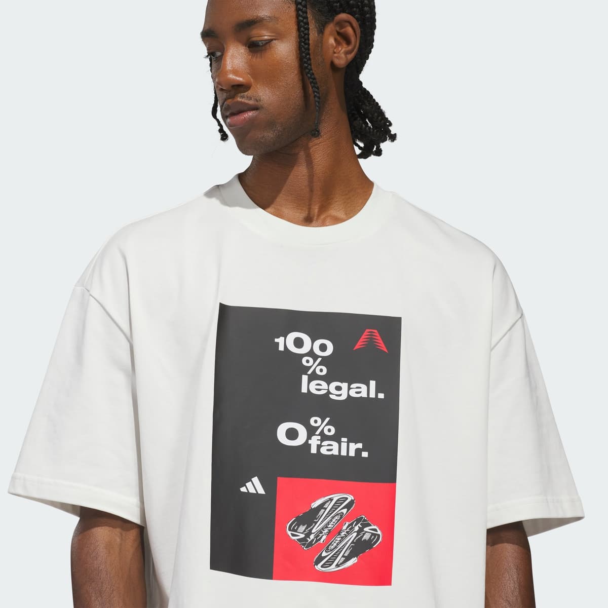 Men's Sports T-Shirts Adidas White