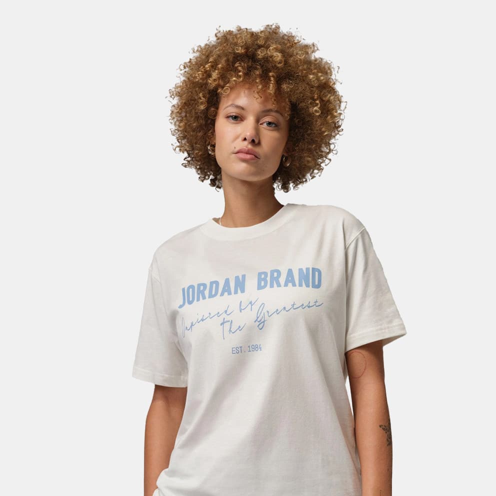 Γυναικεία αθλητικά μπλουζάκια JORDAN Λευκό