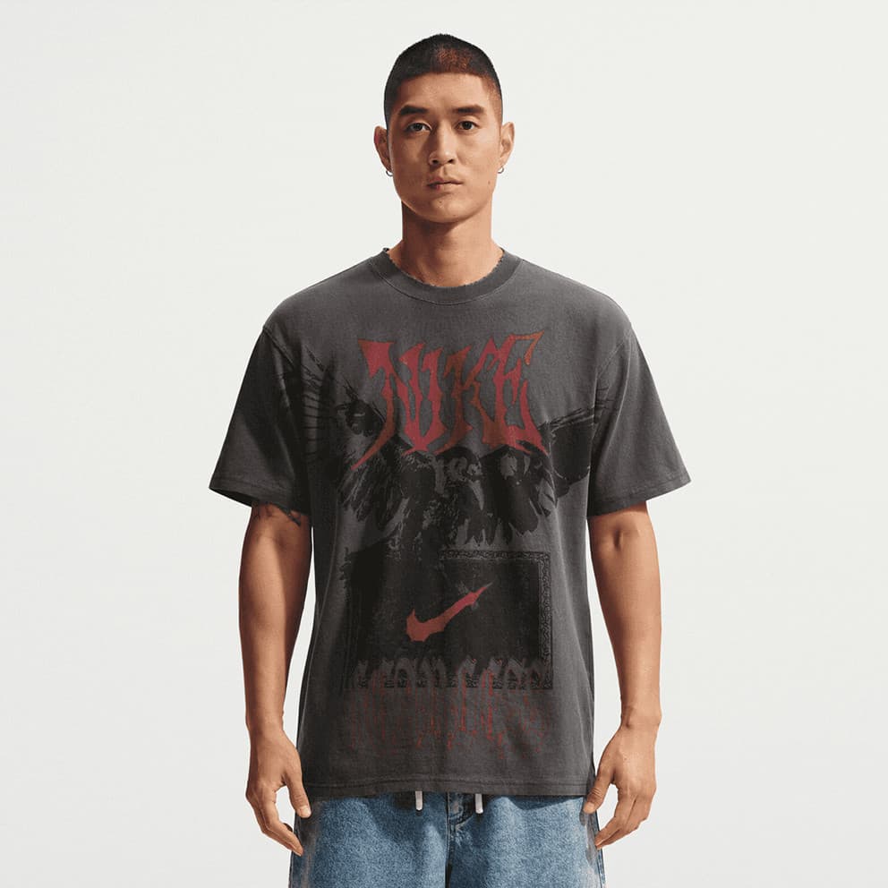 Ανδρικά αθλητικά μπλουζάκια Nike Γκρι