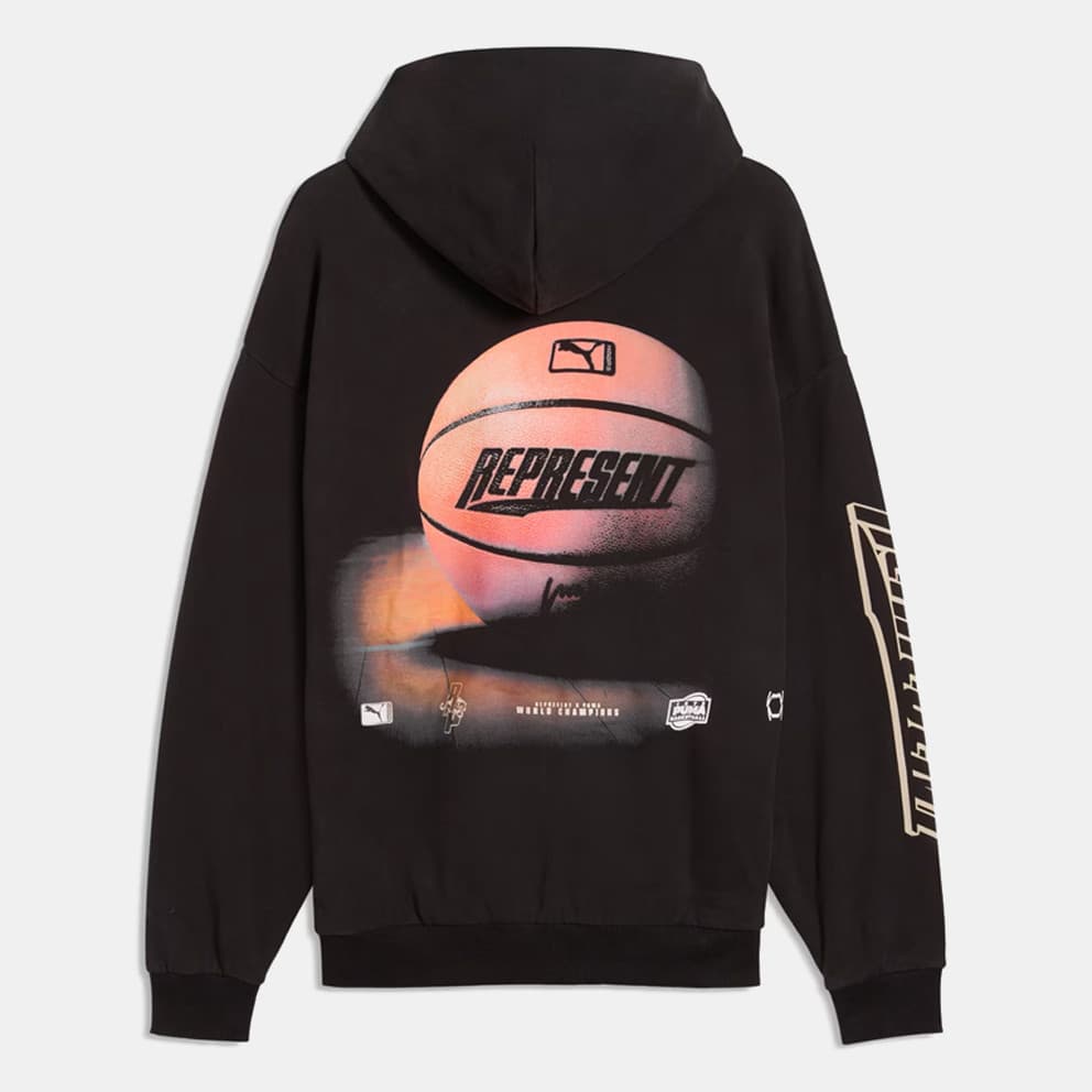 Pum Represent Ανδρική Μπλούζα με Κουκούλα