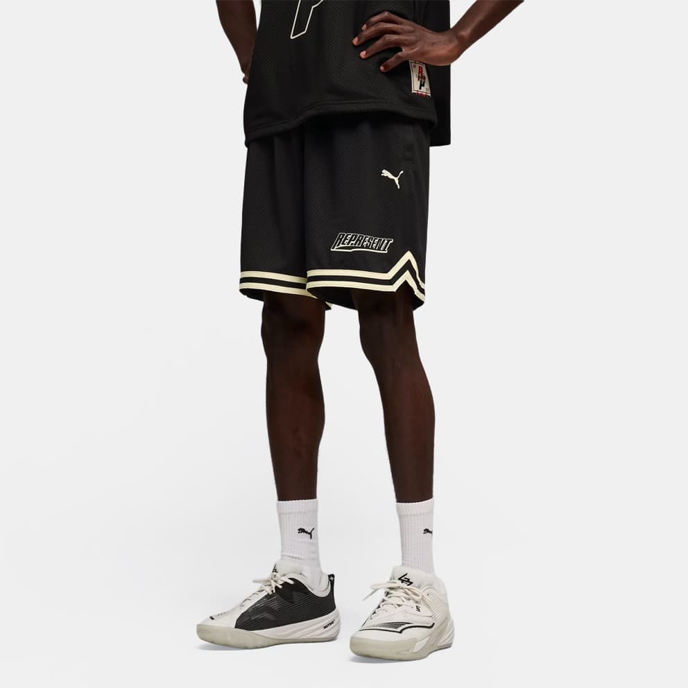Ανδρικά αθλητικά σορτς Puma Μαύρο