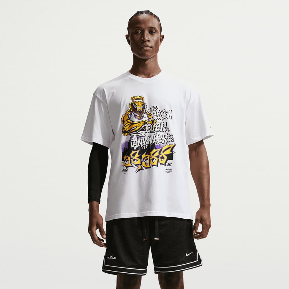 Men's Sports T-Shirts Nike White