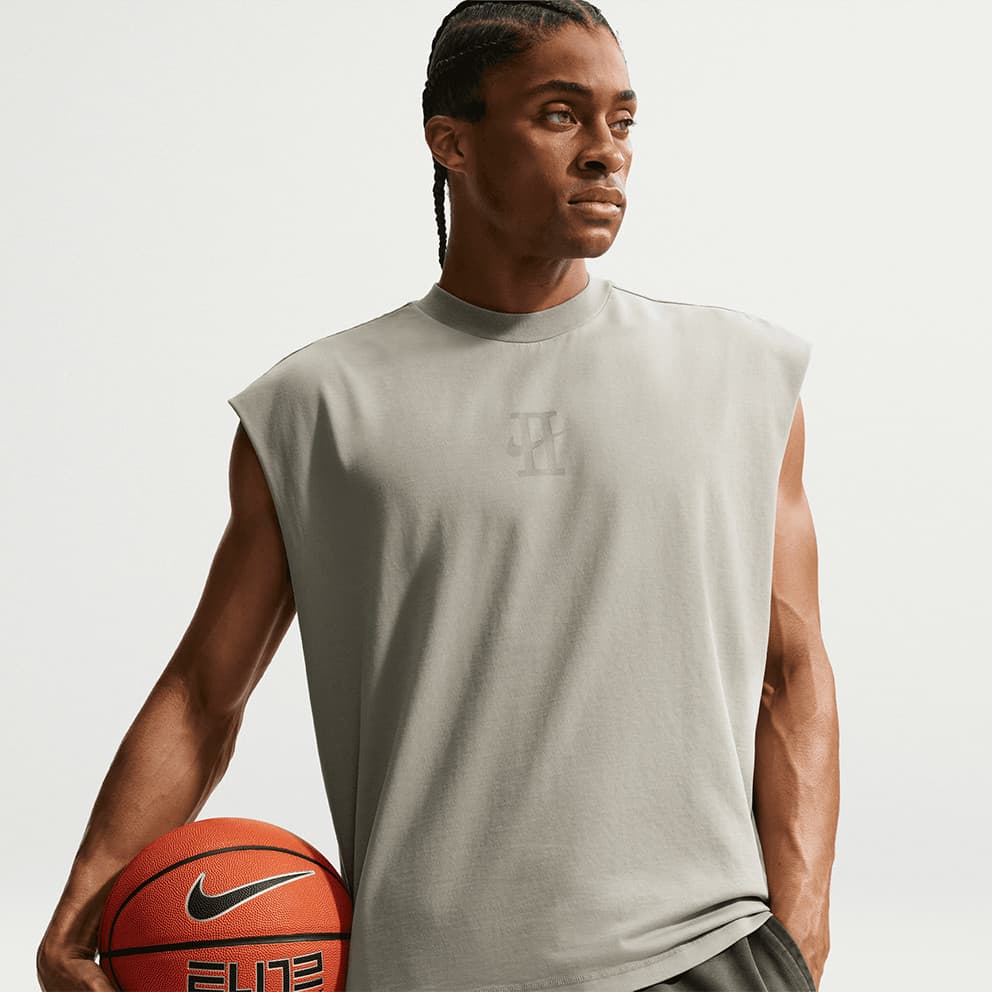 Men's Sports Tank Tops Nike Gray