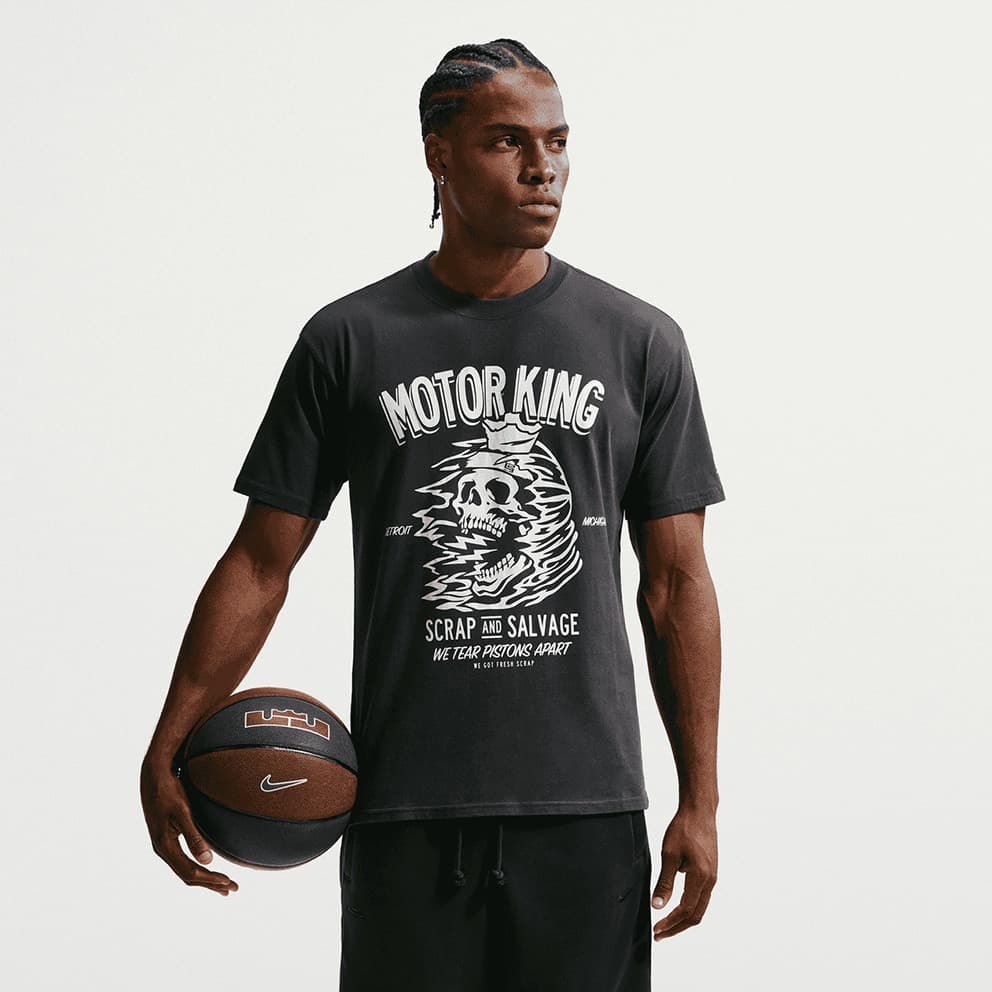 Ανδρικά αθλητικά μπλουζάκια Nike Μαύρο