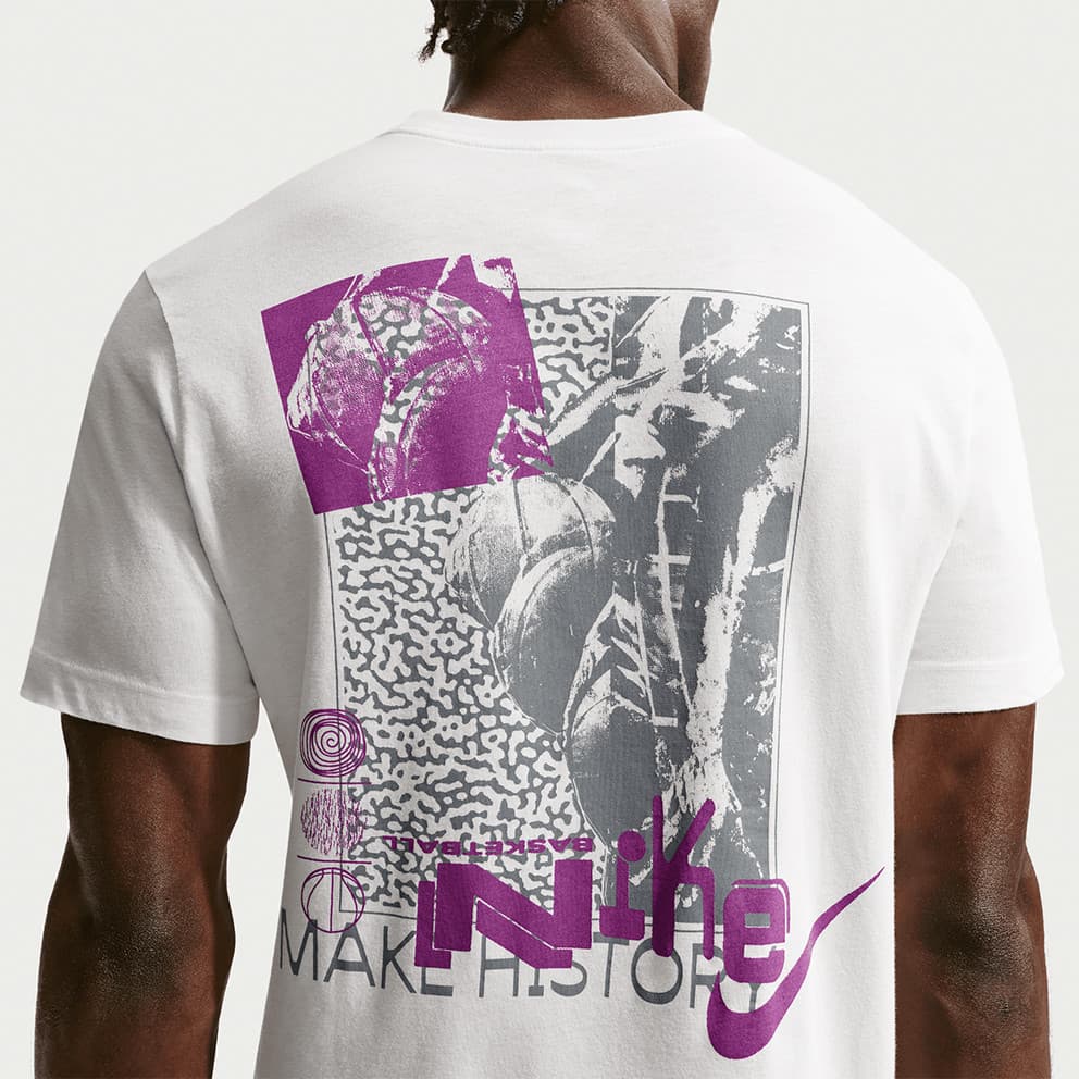 Men's Sports T-Shirts Nike White