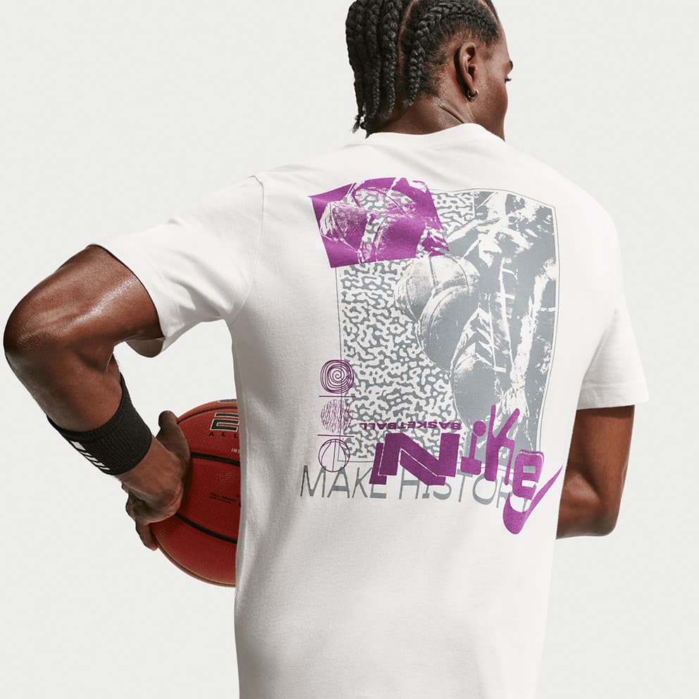 Men's Sports T-Shirts Nike White