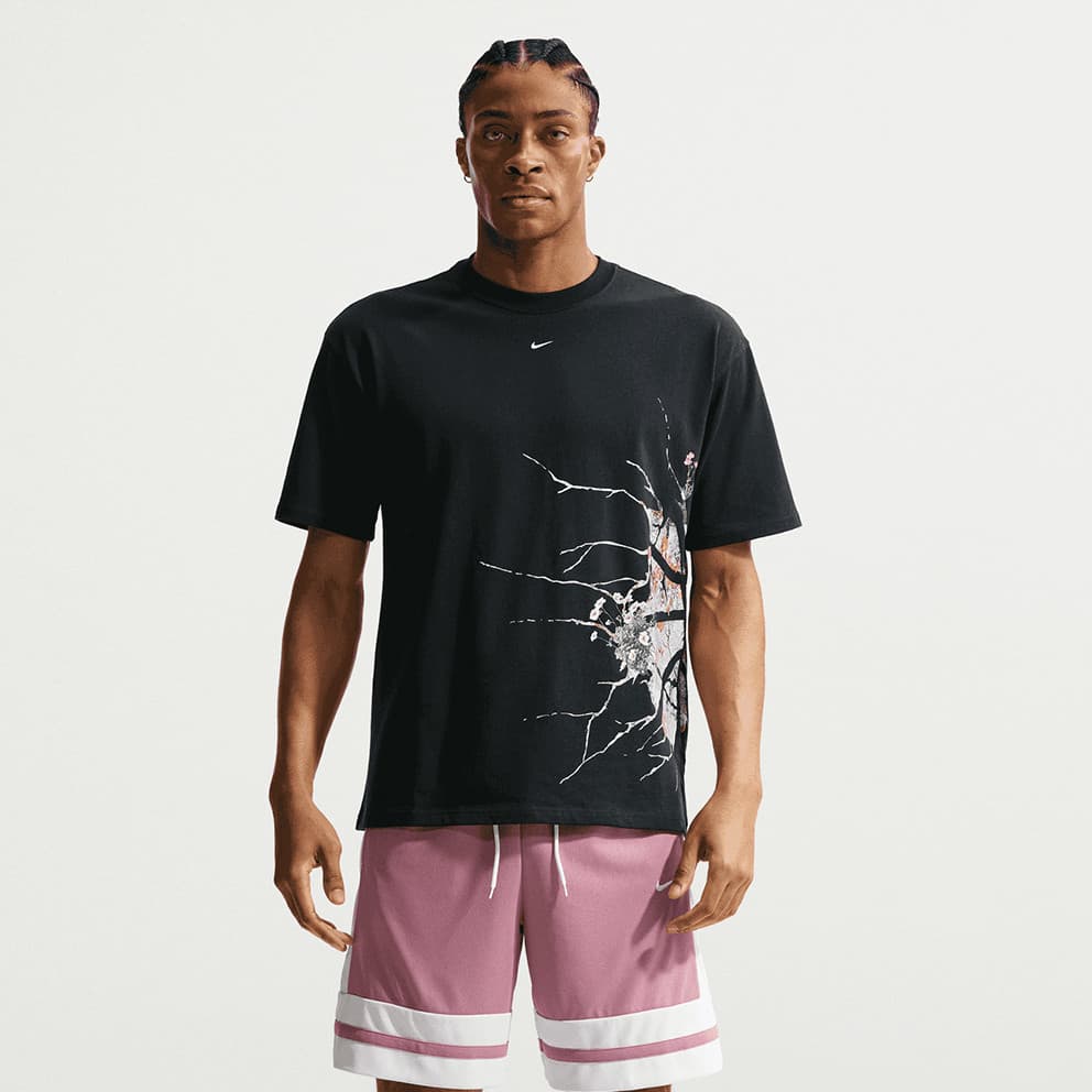 Ανδρικά αθλητικά μπλουζάκια Nike Μαύρο