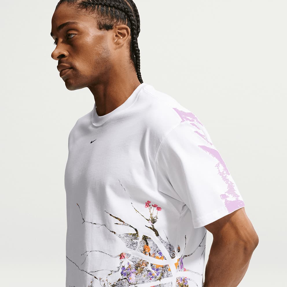 Men's Sports T-Shirts Nike White