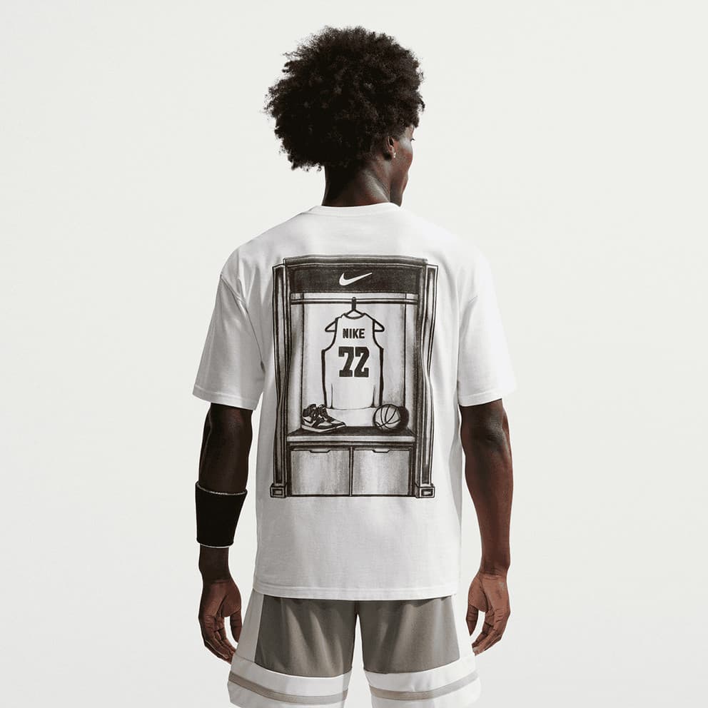 Men's Sports T-Shirts Nike White