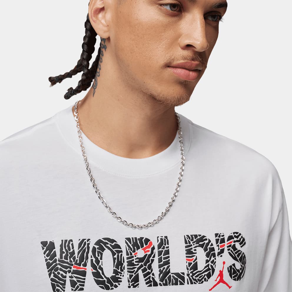 Men's Sports T-Shirts JORDAN White