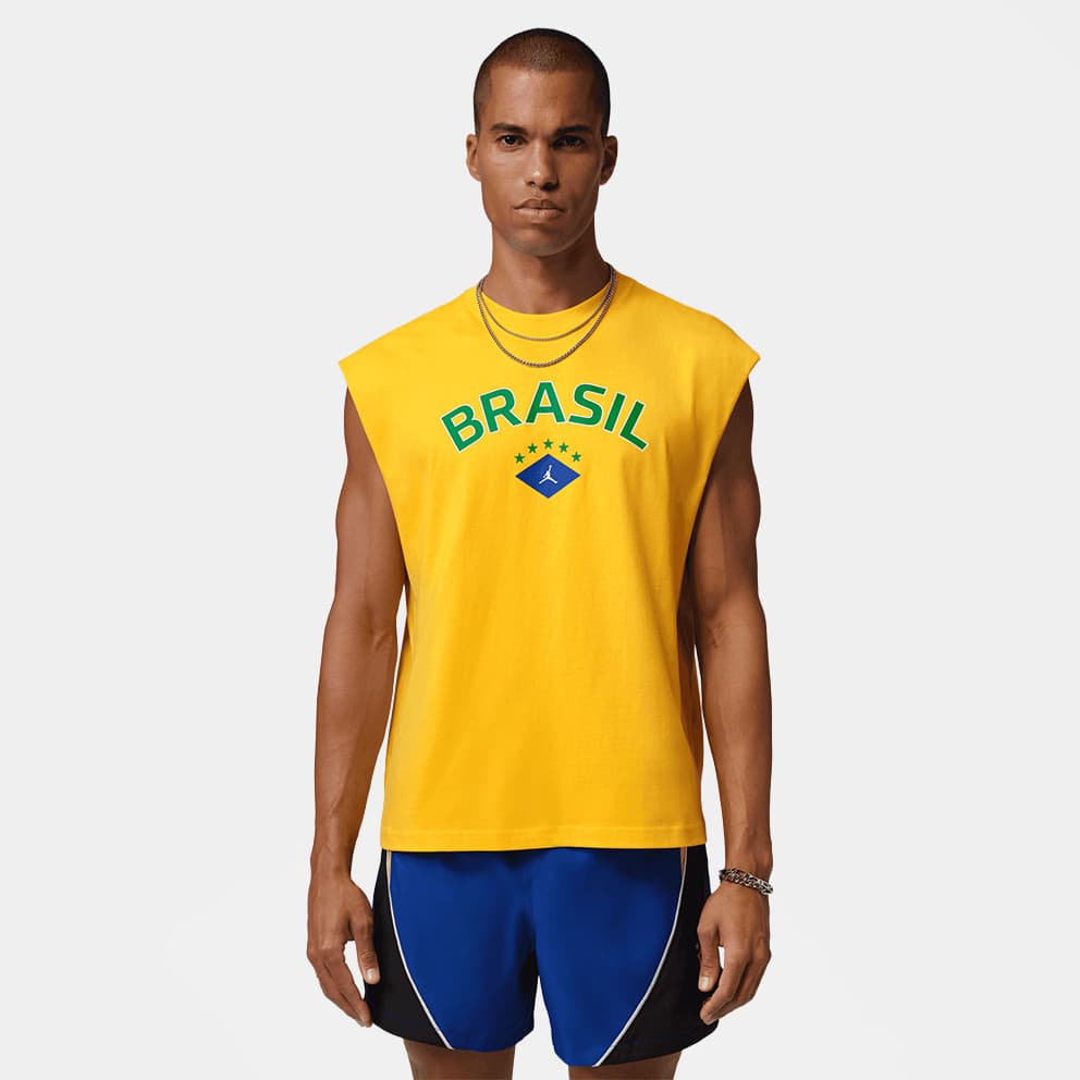 Ανδρικά αθλητικά αμάνικα μπλουζάκια JORDAN Πολύχρωμο