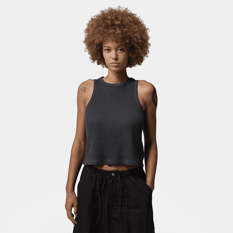 Γυναικεία αθλητικά αμάνικα μπλουζάκια JORDAN Μαύρο