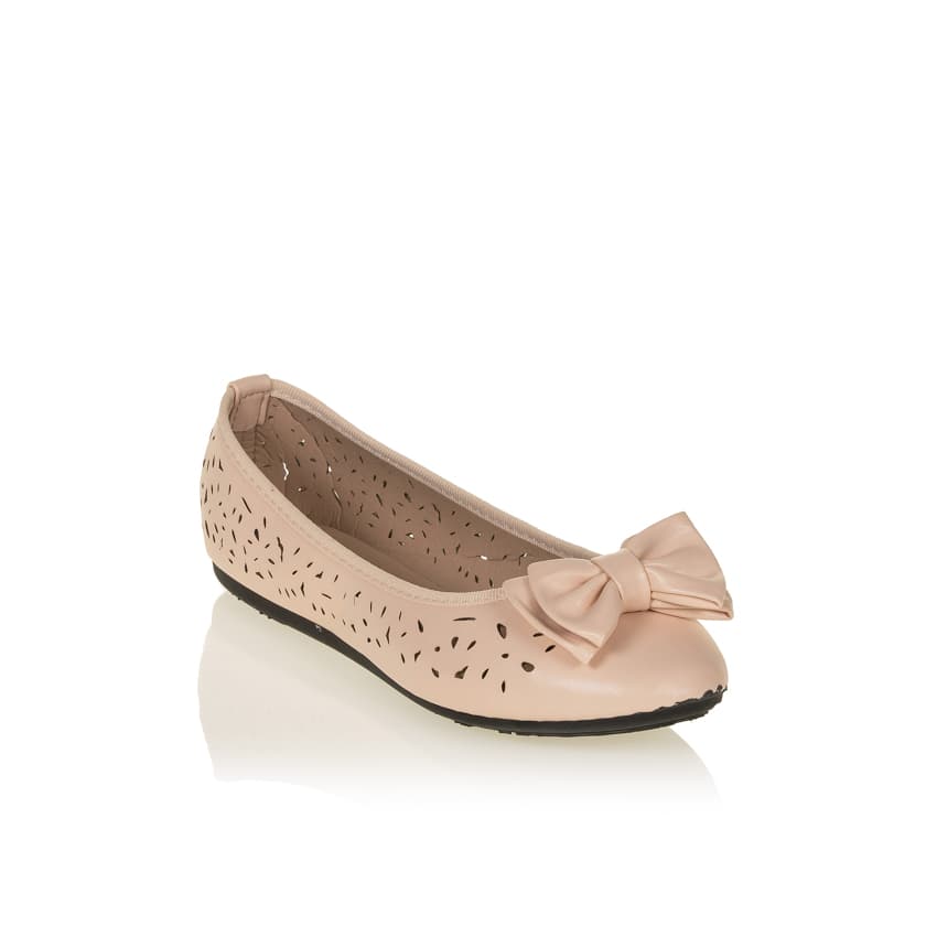 Women's Ballet Flats Tsoukalas Beige