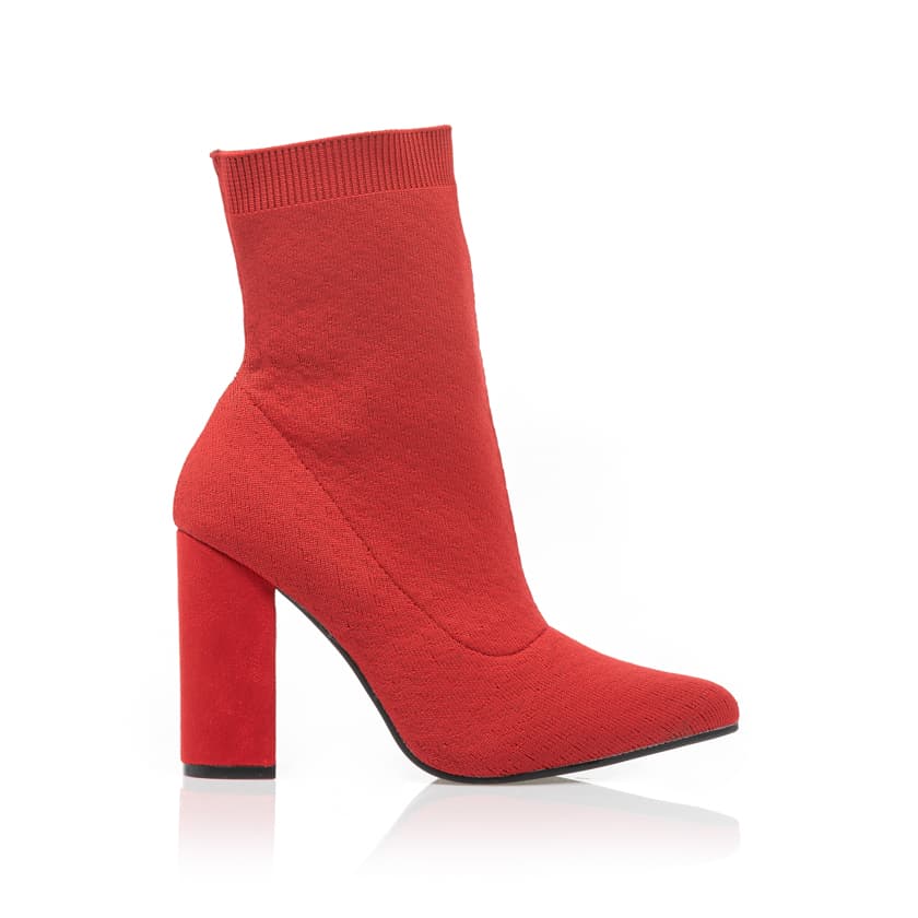Women's Ankle Boots Tsoukalas Red