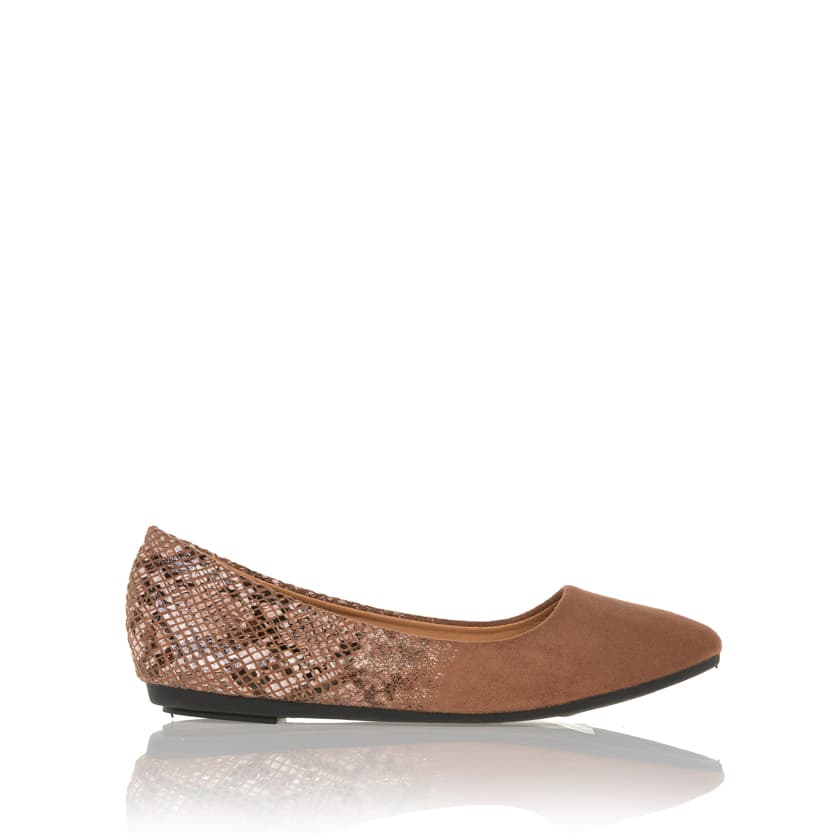Women's Ballet Flats Tsoukalas Beige
