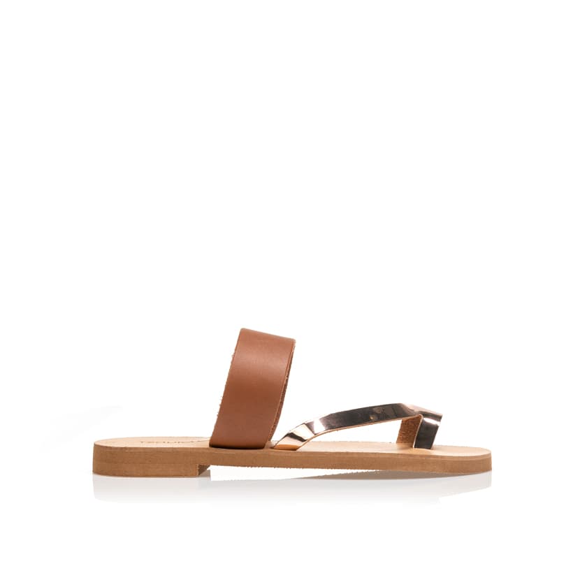 Women's Sandals Tsoukalas Brown