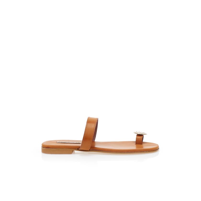 Women's Sandals Tsoukalas Brown