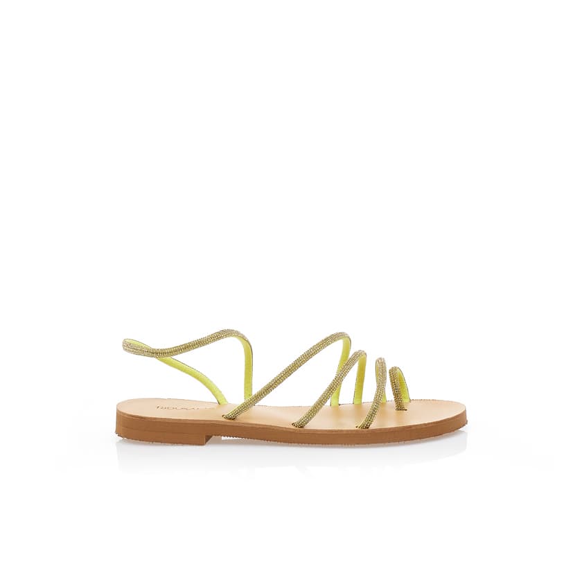 Women's Sandals Tsoukalas Yellow