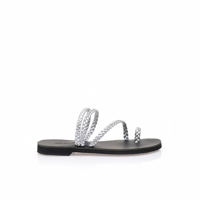 Women's Sandals Tsoukalas Silver