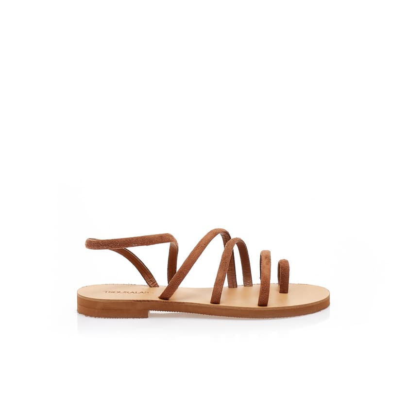 Women's Sandals Tsoukalas Brown