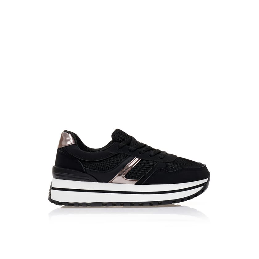 Αθλητικά πούρο δερματίνη με χρυσές λεπτομέρειες