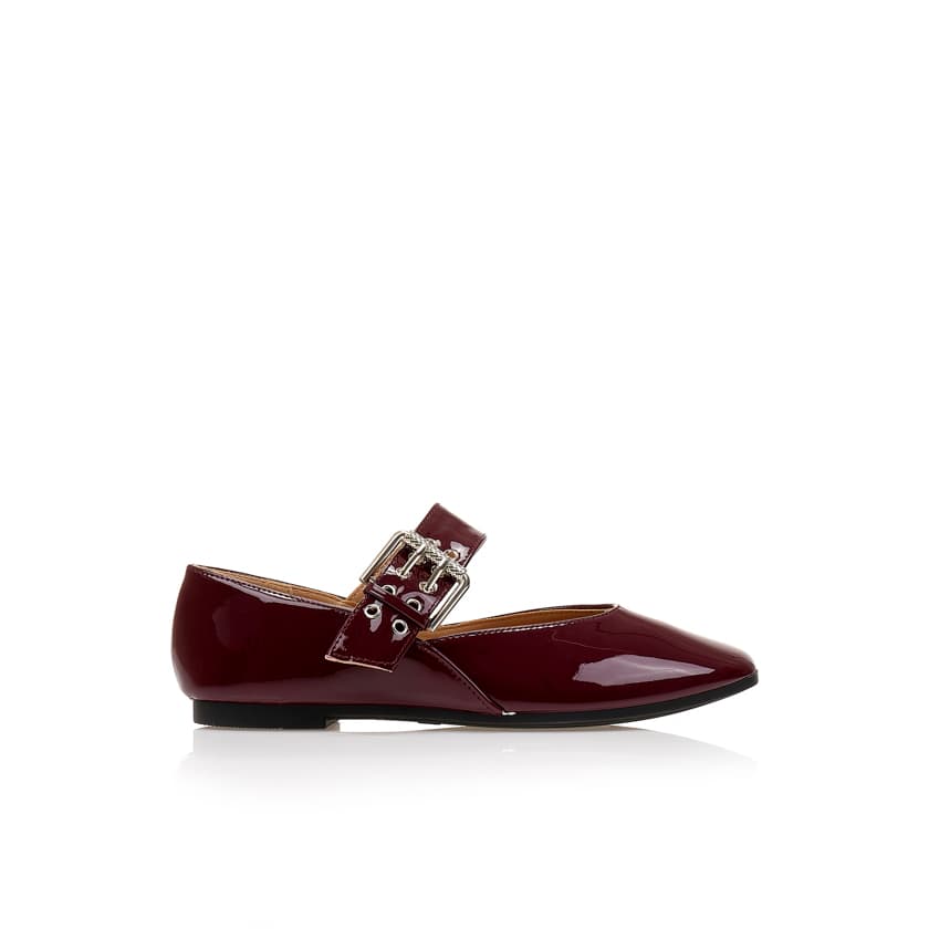 Women's Ballet Flats Tsoukalas Bordeaux
