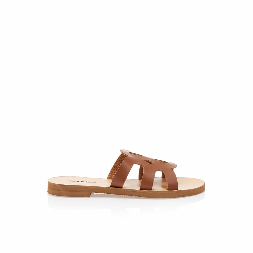 Women's Sandals Tsoukalas Brown
