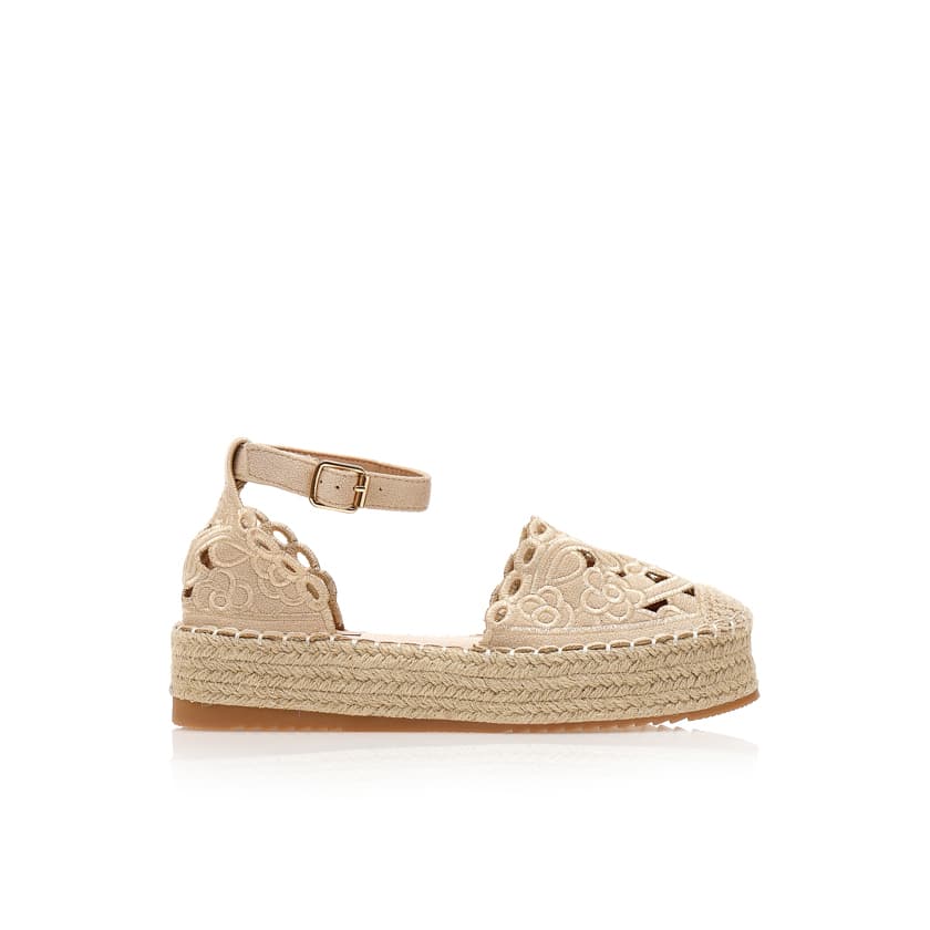Women's Espadrilles Tsoukalas Silver