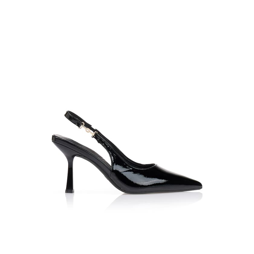 Γόβες slingback λουστρίνι