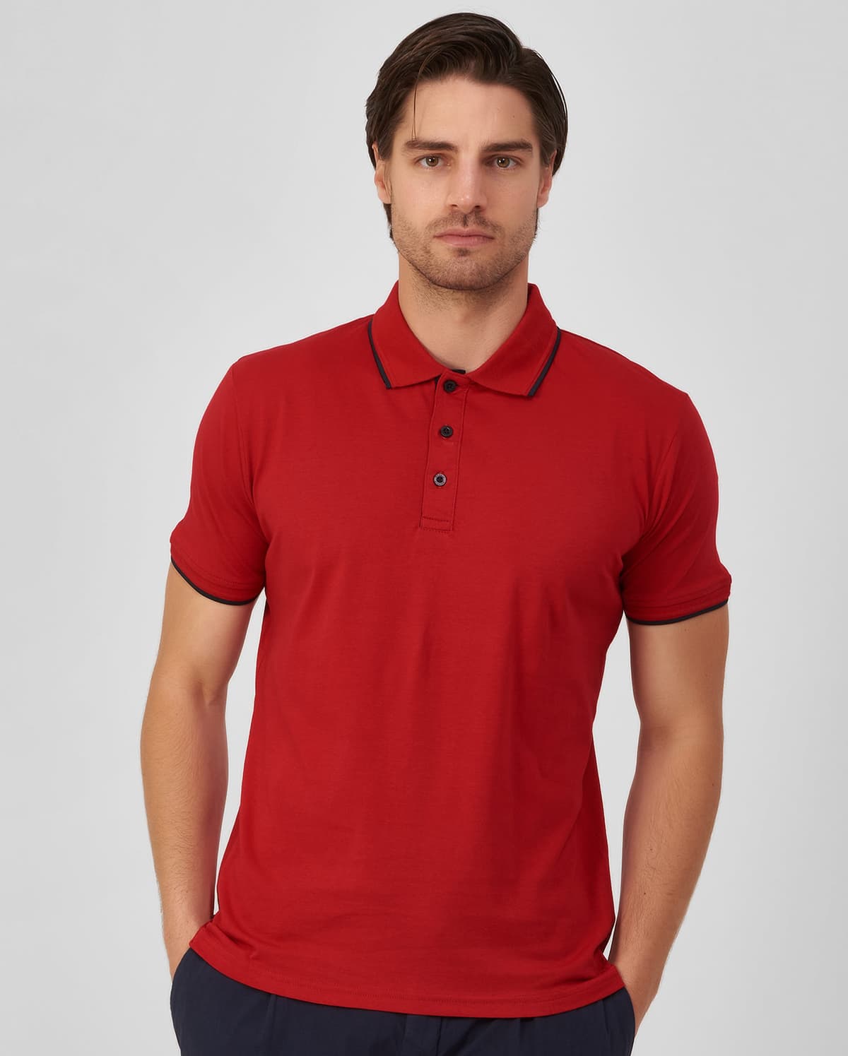 Men's Polo Shirts MarkUp Red
