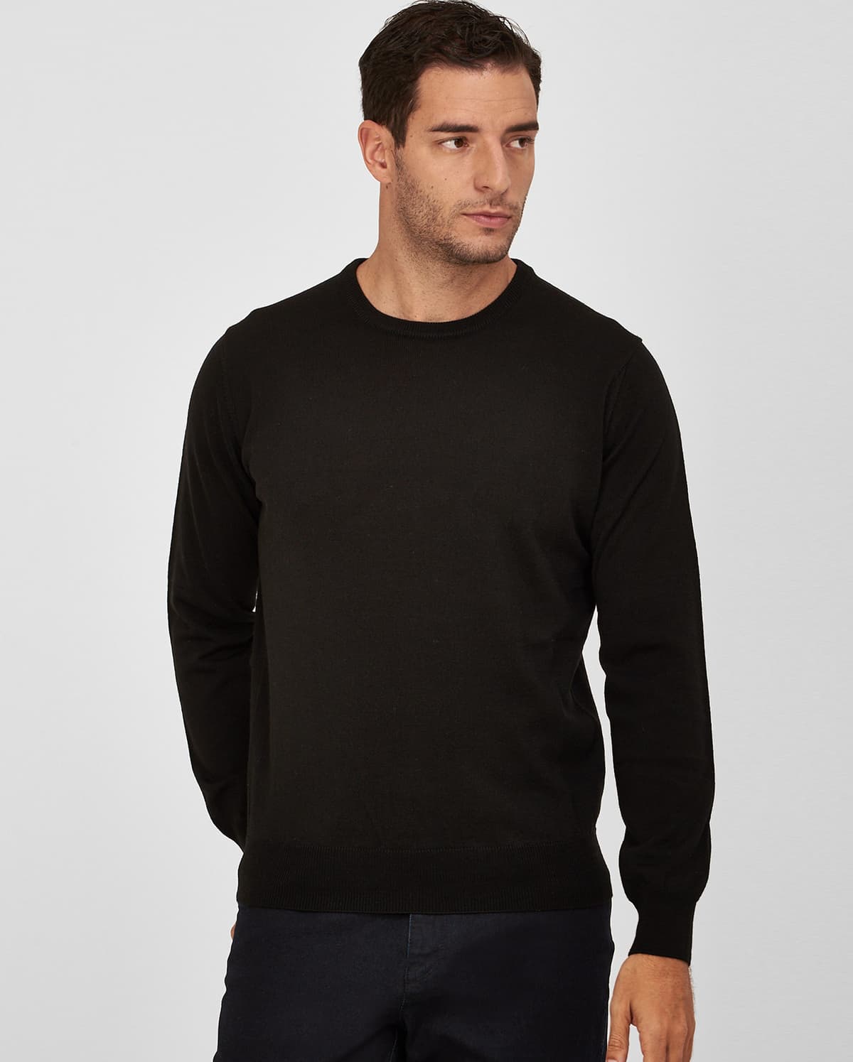 Ανδρικά πουλόβερ B.S Bags Μαύρο