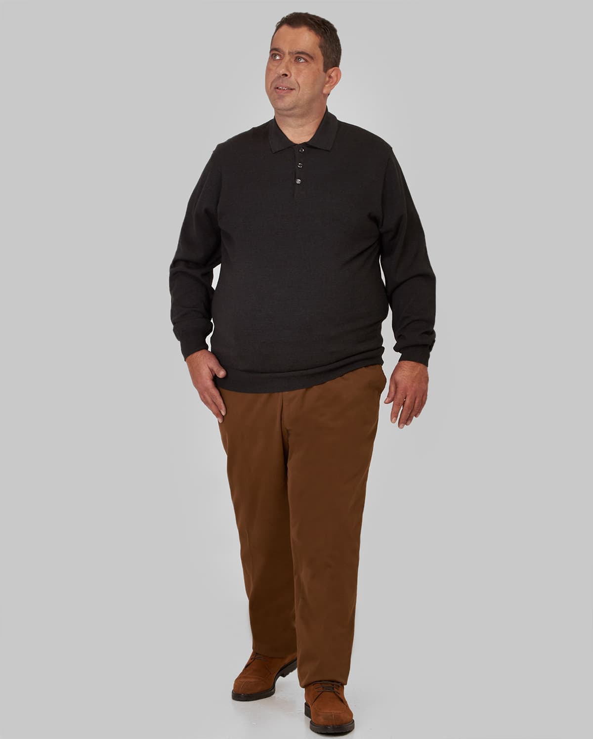 Men's Sweaters B.S Bags Gray