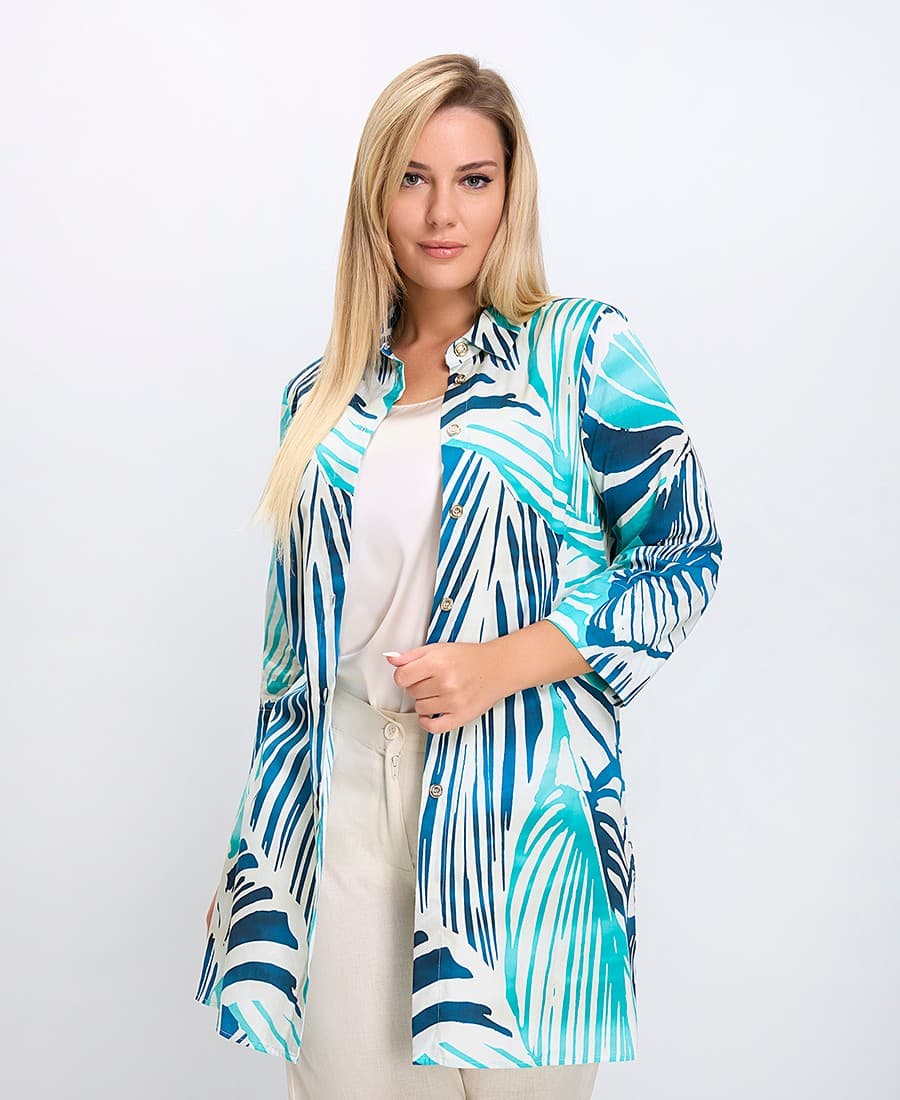 Γυναικεία πουκάμισα Donna Vita Πολύχρωμο