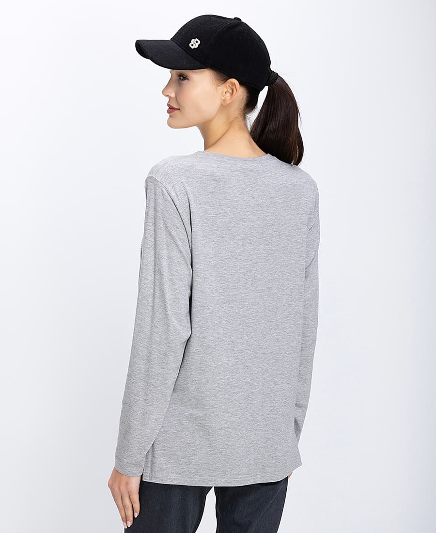 Women's Tops Donna Vita Gray