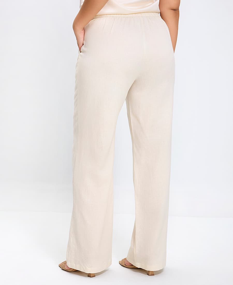 Women's Pants Luisa Viola Ecru