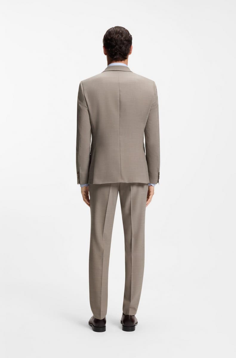 Men's Suits Boss Beige