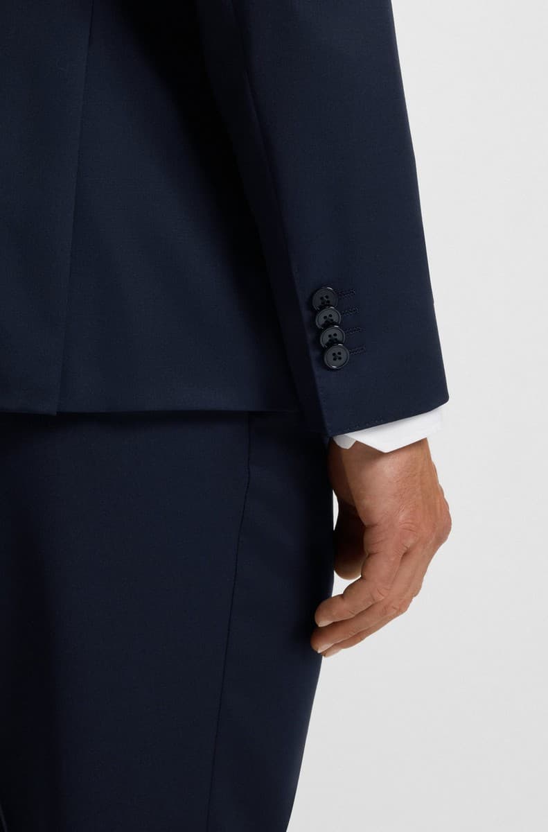 Men's Blazers Boss Blue