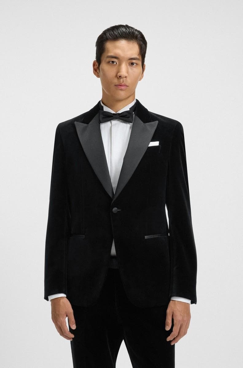 BOSS Velvet Σακάκι της σειράς Hutson Tux - 50551552 001 Black