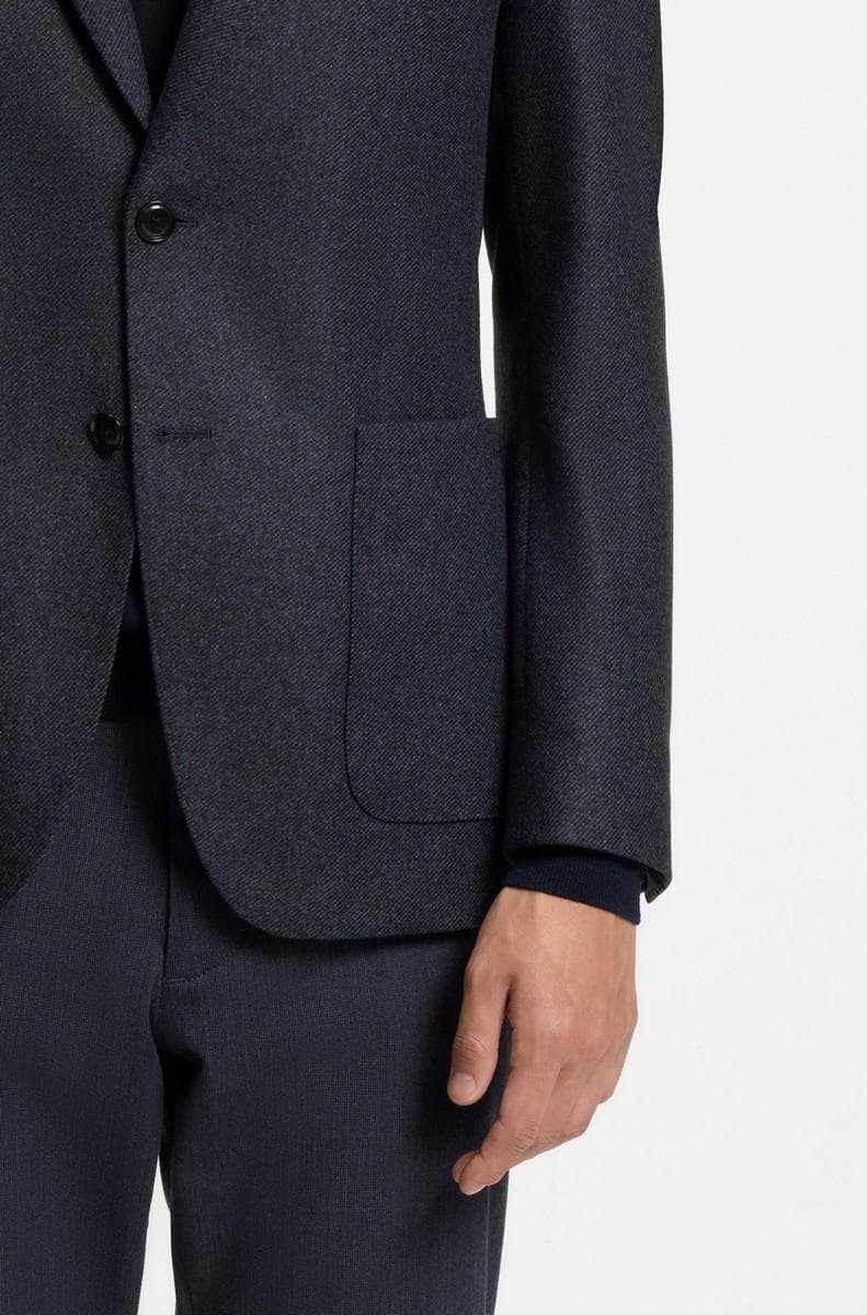 Men's Blazers Boss Blue