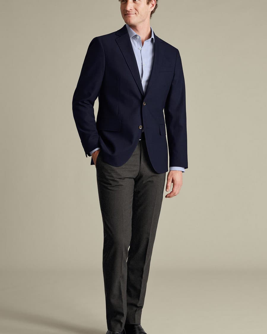 Men's Blazers Charles Tyrwhitt Blue