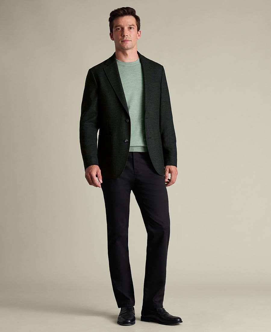 Men's Blazers Charles Tyrwhitt Green