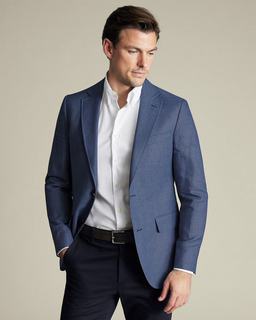 Men's Blazers Charles Tyrwhitt Gray