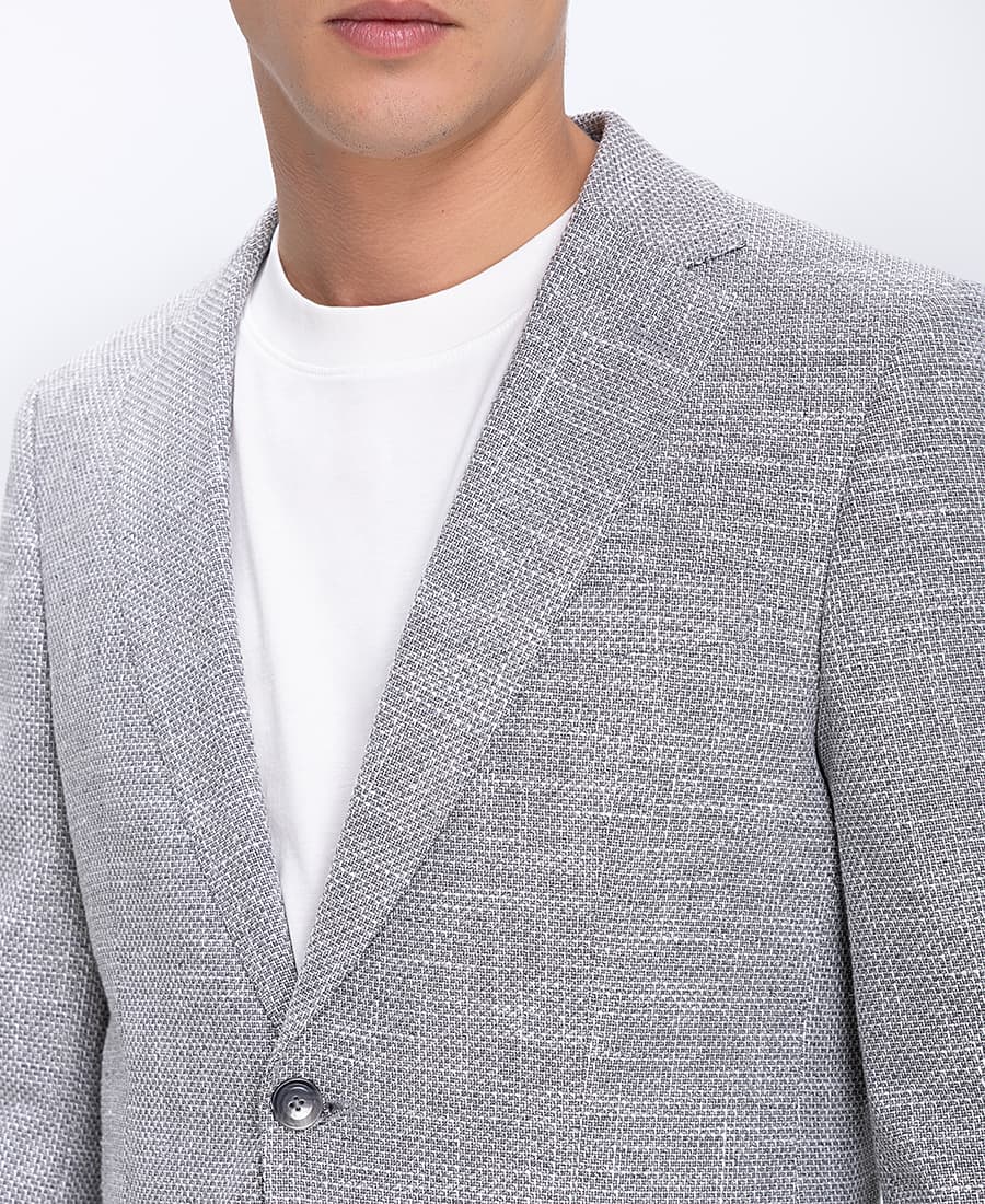 Men's Blazers Boss Gray