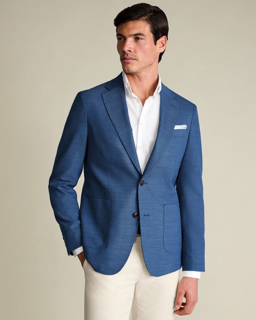 Men's Blazers Charles Tyrwhitt Blue