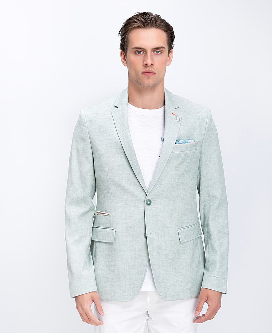 Men's Blazers A Fish named Fred Blue