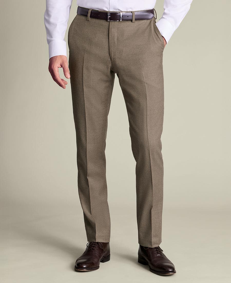 Men's Pants Charles Tyrwhitt Brown